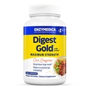 Enzymedica Digest Gold + ATPro, Maximum Strength Enzyme Formula, Prevents Bloating and Gas, 14 Key Enzymes Including Amyláza, Proteáza, Lipáza a Laktáza, 120 Kapsule