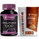 WELLNESS LABSRX Liposomal Urolithin A Capsules - Lions Mane Powder | Bundle