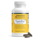 Výskumné Nutritionals ToxinPul Binder & Detox Cleanse Support - Kyselina vápna, Fulvová, Cilantro, Púpava Root & Chlorella na podporu zdravého vylučovania toxínov (90 Kapsule)