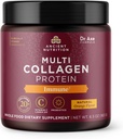 Staroveká výživa kolagén prášok proteín s vitamínom C, multi kolagén proteín imunitný, oranžový, podporuje imunitný systém, zdravé vlasy, koža a nechty, 15 porcií