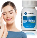 Spoľahlivý 1 Laboratóriá Meclizine HCL 12,5 mg Caplets - Prevent Nauzea, vracanie a závraty spôsobené pohybovou chorobou (100 Caplets, 1 fľaša)