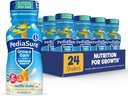 PediaSure Grow & Gain with Immune Support, 27 Vitamíny a minerály pre deti, 7g Protein, non-GMO, Gluten-free, Vanilla, 8-fl-oz fľaša, balenie 24