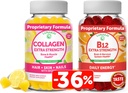 Lunakai Collagen & Biotin Gummies Bundle - Vitamíny pre vlasy, pokožku a mladistvý vzhľad - Non-GMO Anti Aging Protein Doplnky pre mužov a ženy - 30 dní