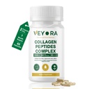 Collagen Peptides Complex | 60 Vegan Capsules | Collagen Peptides, Hyaluronic Acid, Biotin, Vitamin C & Zinc Blend | Plant-Based Dietary Supplement | Non-GMO | Gluten-Free | Made for USA