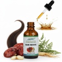 Mother Nature Hair Revive Liquid Tincture 2 Oz | Reishi Mushroom Ginseng Bhringraj Horsetail Amla | Hair and Scalp Wellness Supplement for Men and Women | 60 Servings