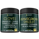 Bundle 7in1 Klinčeky doplnok a 5in1 Ashwagandha Shilajit