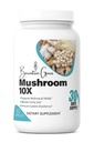 10 Mushroom Premium Complex Supplement -Lion’s Mane, Reishi, Cordyceps, & Shiitake – Focus, Energy & Wellness Support (60 Capsules)