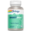 SOLARAY Super Digestaway Digestive Enzymes - Pankreaten, Papain, Ginger, Pepsin, Betaine HCl, Aloe Vera a viac - Podpora trávenia a absorpcie živín - Lab Overené - 180 VegCaps