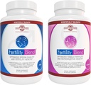 Jeden mesiac dodávky Každý-FERTILITY BLEND doplnok pre MEN (60 tabliet) a FERTILITY BLEND doplnok pre ženy (90 tabliet). by The Daily Wellness Co.
