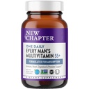 New Chapter Multivitamin for Men 50 Plus - Every Man's One Daily 55+ with Fermented Probiotics + Whole Foods + Astaxanthin + Organic Non-GMO Ingredients -24ct