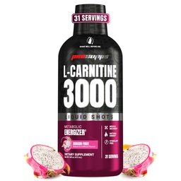 ProSupps L-karnitín Tekutina 3000, Stimulant-zadarmo Liquid Shots for Men & Women - Čistá cvičenie nápoj pre energiu, Výkon a svalové zotavenie - bez cukru, bez sacharidov - 31 Servíruje, Dragon Fruit