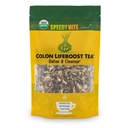 SpeedyVite Colon LifeBoost Tea Detox and Cleanse - Organic Pu'er Tea with Ginger, Citrograss - pre zvýšené zdravie a funkciu kolóny