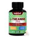 L-Theanine 200 mg, Aminokyseliny doplnok k podpore Relaxácia, Stres, L Theanine Kapsule - Non-GMO, Gluten Free, 120 Veg Kapsule