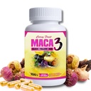 Maca 3 Capsules – Black, Red & Yellow Maca Root Blend – Feminine Balance & Natural Body Support – Herbal Formula