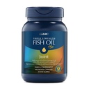 GNC Triple Strength Fish Oil Plus Joint Omega 3, 1000mg EPA a DHA, Heart Health, Plus Fast 5 Day Comfort, Mozog, koža, a oči, Antioxidanty a Botanické extrakty, Control Fish Burps, 30 Servings