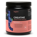 LEGION Micronized Creatine Monohydrate Supplement - Clean Creatine Powder for Muscle Gain & Post Workout Recovery - Micronized Creatine Supplement for Maximum Absorption (60 Servings, Blue Raspberry)