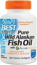 Doktor's Best Pure Wild Aljašský rybí olej s AlaskOmega, srdce, mozog, Mental Wellbeing, Oči, Non-GMO, Gluten Free, 180 Marine Softgels