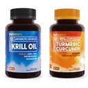BioEmblem Antarktída Krill Oil Supplement Turmerica Curcumin Supplement with BioPerene