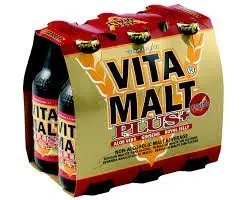 VITAMALT Plus energetický nápoj s Aloe Vera-Ginseng-Royal želé - 6 balení