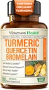 Quercetin s hypromelínom Turmeric Curcumin Supplement 