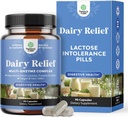 Laktóza Netolerancia pilulky 90 dní Napájanie - Rýchle herné mliečne tráviace enzýmy - Mliečne Relief pilulky pre trávenie, lámanie, plyn a Carb Protein - Digestion Supplement for Laktóza Incolerance Relief
