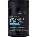 Športový výskum rybí olej Mini-Softgels - Ľahko prehltnúť Omega-3 mastné kyseliny z Wild Caught Aljaška Pollock - 625mg, 120 Softgels