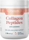 Vzor Wellness Collagen Peptides Powder (typ I & III) - Vlasy, nechty, koža a spoločné zdravie - Tráva Fed & Pasture Rased - Hydrolyzed Collagen, Non-GMO, Dairy Free, & Keto - Unflavored (16 Oz)