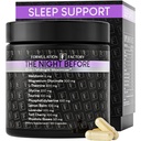Night before 10-in-1 Midnight Maximizer Sleep Aid, Stres Relief, Cognition, Relaxation, Recovery, Focus, Magnézium Glycinate, L-theanine & More, (120 Kapsule 2 Mesiac dodávky)