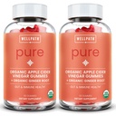 WellPath Pure ACV Gummies (2 balenia) - jablkový Cider Ocot s matkou - USDA Organic Gummy s zázvorom pre zdravie Gut