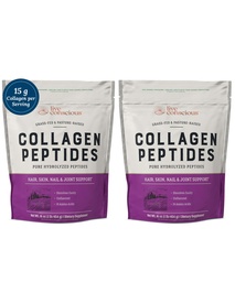 Živé vedomie kolagén Peptidy prášok - vlasy, koža, nechty, a spoločná podpora - typ I & III kolagén - prirodzene-Zdrojovaný hydrolyzovaný proteín - 16oz (2-Pack)