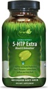 Irwin Naturals Double Potency 5-HTP Extra - 60 Liquid Soft-Gels - for Relaxation & Serotonin Production - 30 Servings
