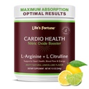 Life's Fortune L Arginine L Citruline Supplement Powder - High Potency Nitric Oxide Supplement Booster with Natural Lemon Lime Flavor - Cardio Health, krvný tlak a cievna podpora - 258g