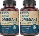 Deva Vegan DHA-EPA Nutritional Supplement, non-Fish Derived from Algae, 300 mg Potency, 90 Vegetarian Softgels - balenie po 2