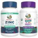 MaryRuth Organics Zinok (Tart Raspberry) & Kids Imunity Gummies (Mixed Berry) 