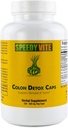 Colon Detox podporuje prírodné odstránenie toxínov* Organické, Charcoal Psyllium Seed & Husk Ľan Seed Apple Fiber/Pectin Slippery Elm Fenikel prášok v 230 Veg Caps
