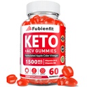 Keto ACV Gummy pre ženy - jablkový Cider Ocogar Gummy s matkou, B vitamíny, granátové jablko a koreň repy - metabolizmus, Vegan, bez cukru, 60 Ct