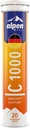 Bestseller - AlpenWell vitamín C - 1000 mg + Zinok - Imunitná podpora - 20 Šumivý vitamínový nápoj tablety, bez cukru + Nízke kalórií doplnok, Orange Flavor [Cukor zadarmo]