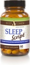 Suzy Cohen Sleep Script s melatonínom - Botanický spánok a relaxačný vzorec pre dospelých pre náladu, stres a spánok, obsahuje 5-HTP, L-teanín, mučenka, citrónový balzam a GABA 60 Kapsule.