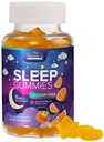 Sleep Gummies Supplement 6mg - Bezcukrový melatonín Gummy pre dospelých, Prírodné Zero Sugar Sleeping Gummy pre dospelých, Deti, Orange Ochutené, Vegan, Extra sila Sleep Vitamín Podpora - 60 Gummies