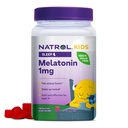 Natrol Kids Melatonin 1 mg, Dietary Supplement for Restful Sleep, Melatonin Gummies for Kids, 180 Malinové Gumies, Až 180 Day Supply
