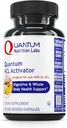 Quantum Nutrition Labs HCL Activator - Pepsin Digestive Enzymes Supplement for Optimal Digestive Function for Men & Women, Low Žalúdočná kyselina, Živina Absorpcia - 90 Vegetariánske kapsule