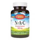 Carlson - NAC, N-acetylcysteín, 500 mg, zdravie pečene, imunitné funkcie, antioxidant, 120 vegetariánskych kapsúl