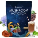 Mushroom Hot Cocoa with Melatonin, Reishi, L-Theanine, Cocoa Powder Hot Chocolate Nighttime Drink Mix for Sleep & Relax - 30 Servings