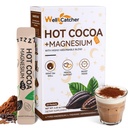 Nighttime Sleep Hot Cocoa with Magnesium: Mushroom Hot Chocolate Powder with Ashwaganda Lion's Mane Reishi Support Healthy Mood Sleep, Melatonin-Free Vegan Organic Non-GMO 20 Servings