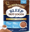 Venture Pal Nocturne Vesper Bedtime Cocoa Drink Mix, Unsweetened Night Ritual Blend with Reishi, L-Theanine, Melatonin 3mg & Mushroom Hot Cocoa Powder, 30 Servings