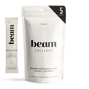 BEAM Collagen Powder, Collagen for Women, Collagen with Hyaluronic Acid, Collagen Peptides Type 1 and 3, with Biotin, Grass Fed Bovine, Third-Party Tested, Best for Coffee, Vitamin C, 5 Servings
