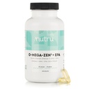 O-Mega-Zen3 +EPA Vegan Omega 3 Supplement - Fish Oil Alternative - Premium Marine Algal Based Omega-3 DHA a EPA Mastné kyseliny - Carragenan Free - 120 Softgels