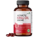 Futurebiotiká Antarktída Krill Oil 2000mg s astaxantínom, Omega-3s EPA, DHA a fosfolipidy - 100% Pure Premium Krill Oil Heavy Metal Tested, Non GMO 120 Softgels