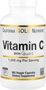 Lake Avenue Vitamín C doplnková výživa - Featuring Quali-C Ascorbic Acid - Immune Support - Propaguje zdravú imunitnú odpoveď - Vegan Friendly - Gluten Free, non-GMO - 1000 mg - 365 Veggie