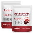 Astaxanthin Supplements, Supports Eye, Joint, Internal Circulation, Skin Health, Astaxanthina Antioxidant Supplements (2Bag240P)